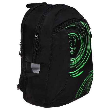 Youth backpack, 44 x 30 x 17 cm, ergonomic back, Calligrata Corsos "Circles"-7