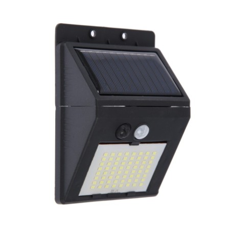 Garden lamp on a sunny battery with a motion sensor, invoice, 9.5 × 13 × 5 cm, 64 LED, glow white-3