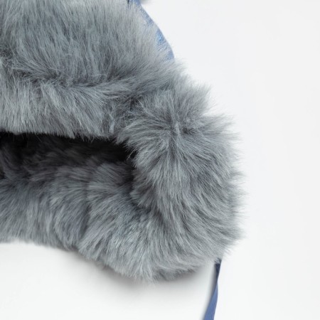 Hat for the boy "Tuck", the color is gray-blue, size 50-2