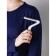 Scraper for cleaning clothes, carpets, furniture, bilateral shade, metal+plastic, 10.8 × 16.5 cm
