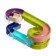 The track for playing the bathroom "Duck Hill", on suction cups, is attached to the wall