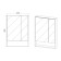 Viant mirror “Malta 60” 600x134x850 mm, right/left, without light