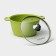 Trendy Style pan, 6 l, glass cover, anti -stick coating, green color