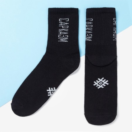 Women's socks kaftan "sarcasm" p. 36-39 (23-25 ​​cm), black-1