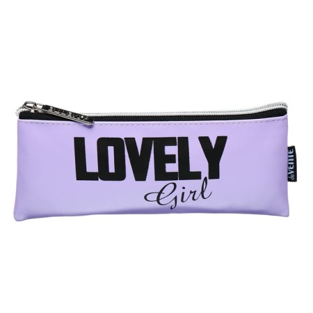 Penal soft, 1 compartment, 90 x 215 x 10 mm, flat, Devente, Lovely Girl, artificial leather 7024422-1