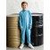 Fleet chipboard children, height 122 cm, blue color