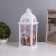 Santa Klaus lamp with a deer 3haa white 14.2x14.2x34cm Model: 18