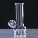 Glass Bong smoking, H-12.5 cm, "Classic"