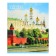 Notebook of 48 sheets in the Calligrata "Russia" cage, cover covered paper, block No. 2, whiteness 75% (gray sheets), mix
