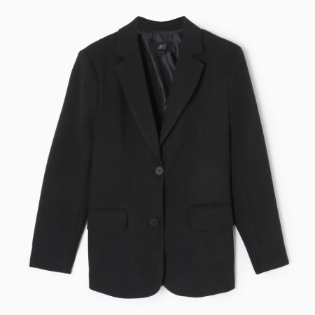 Women's jacket with buttons on the back MIST, R.L-XL, black-8