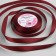 Satin tape, 12 mm × 23 ± 1 m, wine vene