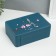 Casket to the leatherette for jewelry "Piece on Sakura" Blue 16x24x8.5 cm