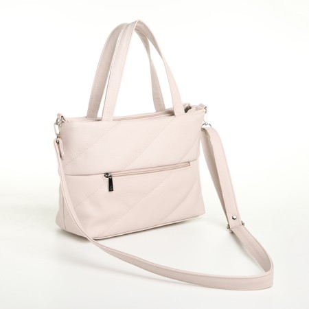 Women's bag with lightning, milk color-1