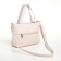 Women's bag with lightning, milk color