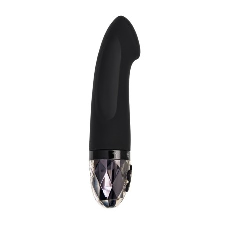 Mystim Right on Ron vibrator with electrical stimulation, 16.5 cm, silicone, black color-6
