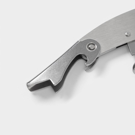 Coroner of the folding shares "Easiness", 11 cm, silver color-5