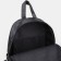 Women's backpack made of artificial leather with lightning, black color