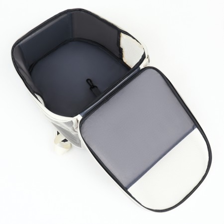 An animal-carp backpack 39 x 40 x 25 cm, white-14