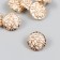 Button plastic for creativity "Flower Circle" 2.1x2.1x1.2 cm