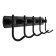 Cappio CVP004 hanger, metal, five -rose, black color