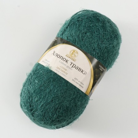Yarn "cotton grass" 65% cotton 35% polyamide 220 m/100g (160 North Sea)-1