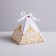 Bonbonniere box, gift packaging, “Luxury of gold”, 7.2 x 7.2 cm