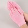 Gloves gel, moisturizing, One size, in a bag, pink color