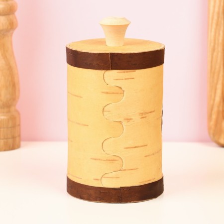 TUES "VETOK", bay leaf, d = 9 cm, birch bark-3