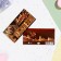 Money envelope "Happy Anniversary!" embossing, brown background, 16.5x8.5 cm