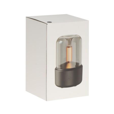 Aromadiffusor HM-9 with candlestick, ultrasonic, 120 ml, from USB to computer, backlight, black-8