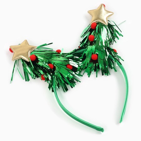 Carnival set "Bright Christmas tree", height 116-122 cm, dress, rim-9