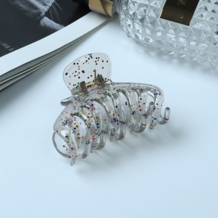 Hair crab "Ailin" teeth, 6 cm, mix