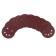 Circle of abrasive grinding under the "Velcro" tundra, perforated, 125 mm, p180, 10 pcs.