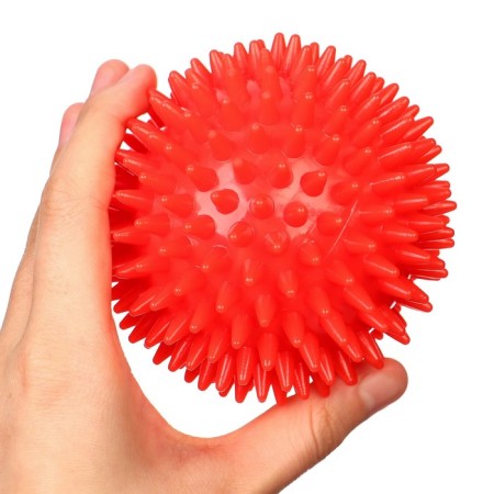 Massage ball Ø9 cm., Red color, crumb me-6