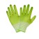 Garden, nylon gloves, with pvc pouring, size 9, Greengo