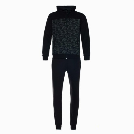 Male costume (sweatshirt, trousers), black color, size 54-8