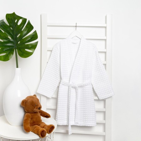 Waffel Baby Broke Me "BOHO" size 34 (122-128 cm) color white, 100% cotton 290 g/m2-9