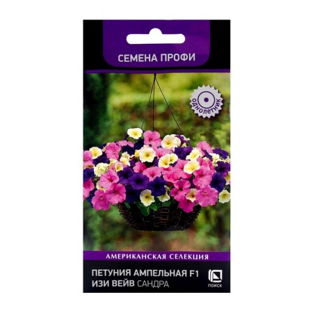 Flowers of Petunia Ampel F1 Iza Weiva Sandra, 5pcs