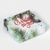 New Year. Box for 4 sweets, "Christmas toys", 12.6 x 12.6 x 3.8, confectionery packaging