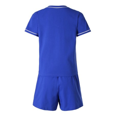 Female set (T -shirt/shorts), blue color, size 50-9