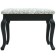 Retro banquet with storage, 550x330x430, wenge, fabric Mercury