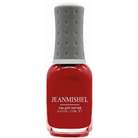 Nail polish jeanmishel, tone 245, red, matte, 12 ml-6