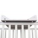 Polini Kids Square Kids "Star Lights", white-gray