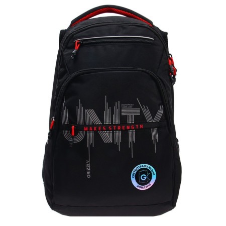 Youth backpack Grizzly, 43 x 31 x 20 cm, ergonomic back, laptop department-2
