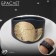 Bracelet skin casual, dark blue color in gold l = 22