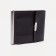 Button clip for bills, coins, cards, brown color
