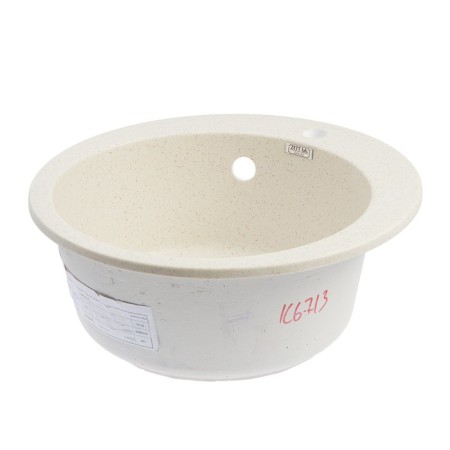 Kitchen is a kitchen from Zett Lab stone. 30/Q2, D = 475 mm, matte, beige-1