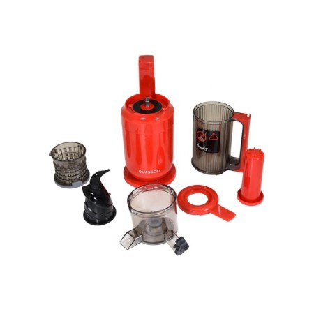 JM4700/RD juicer, Schnekovaya, 150 watts, 0.5/0.5 l, 70 rpm, red-hourly-6