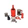 JM4700/RD juicer, Schnekovaya, 150 watts, 0.5/0.5 l, 70 rpm, red-hourly