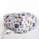 School backpack of textiles on a zipper, 3 pockets, white color